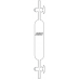 Gas Sampling Tube, 1 way  500ml